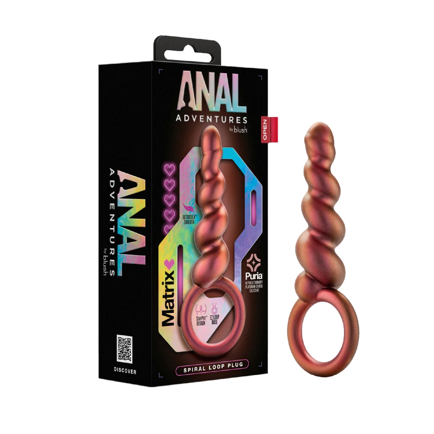 Blush Anal Adventures Matrix (Spiral Loop Plug)