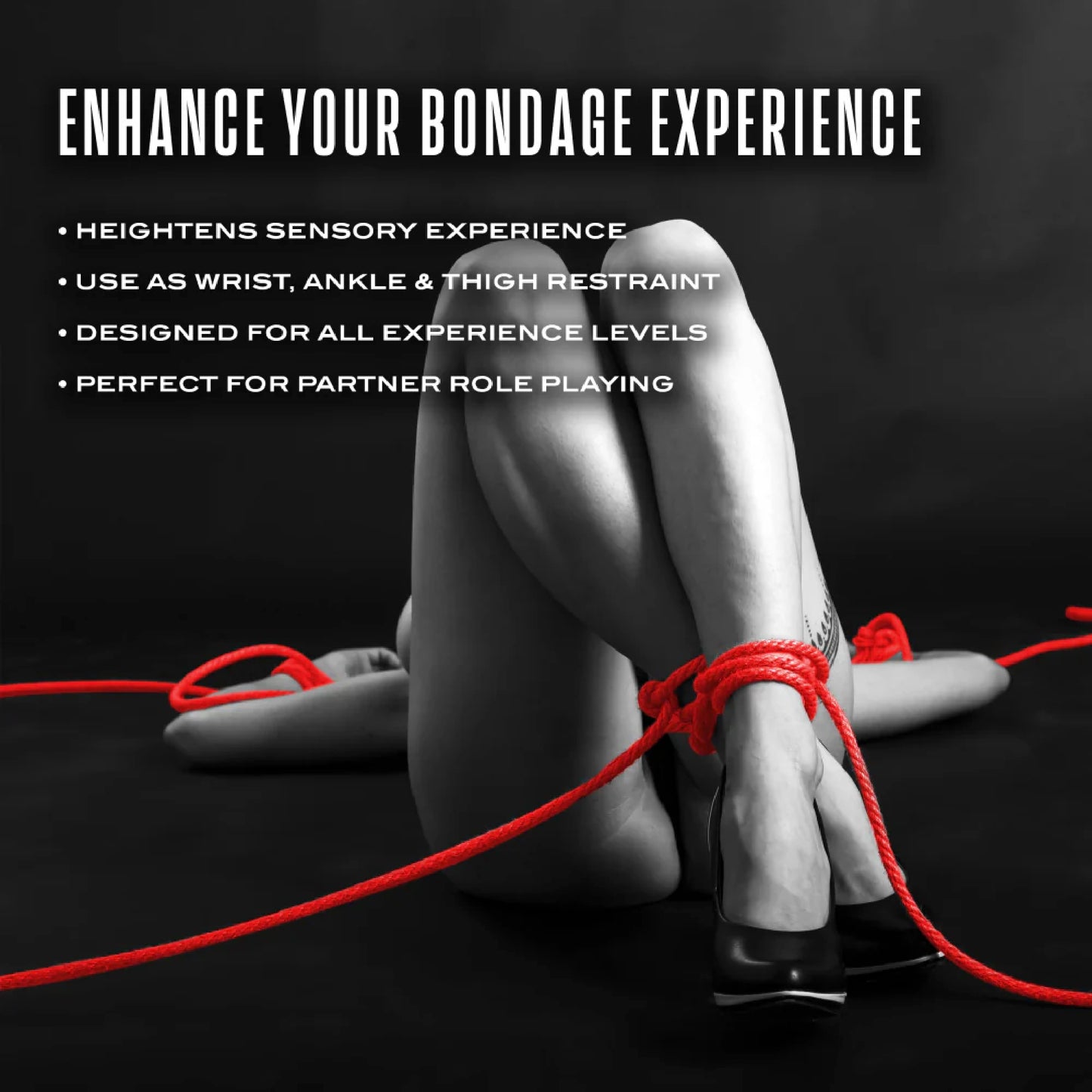 Blush - Temptasia - Bondage Rope - 32 Feet - Red