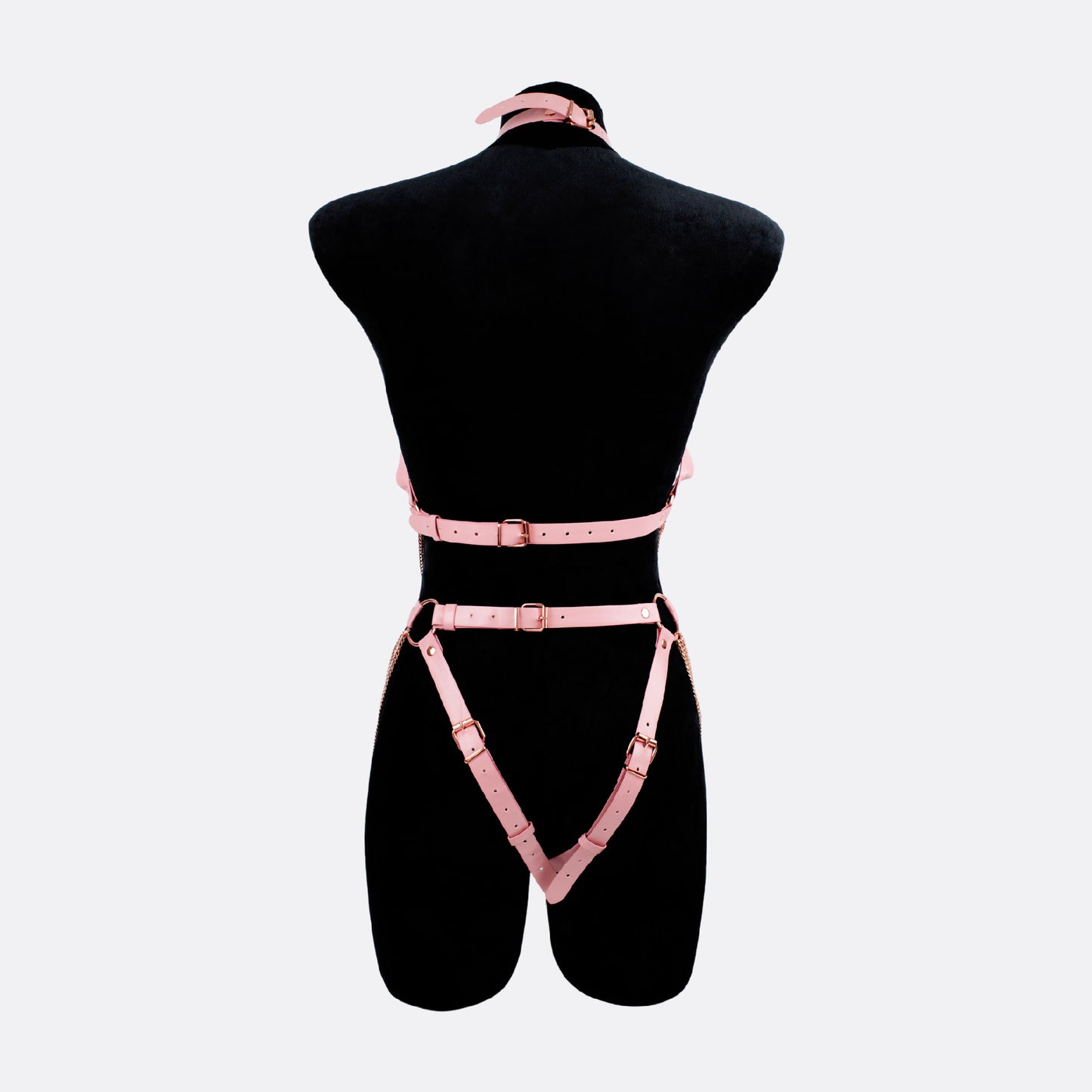 Pink Vice Chain Harness Set