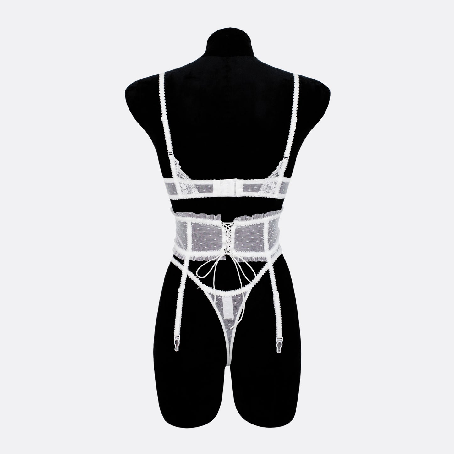 Soft Seduction White Lingerie Set