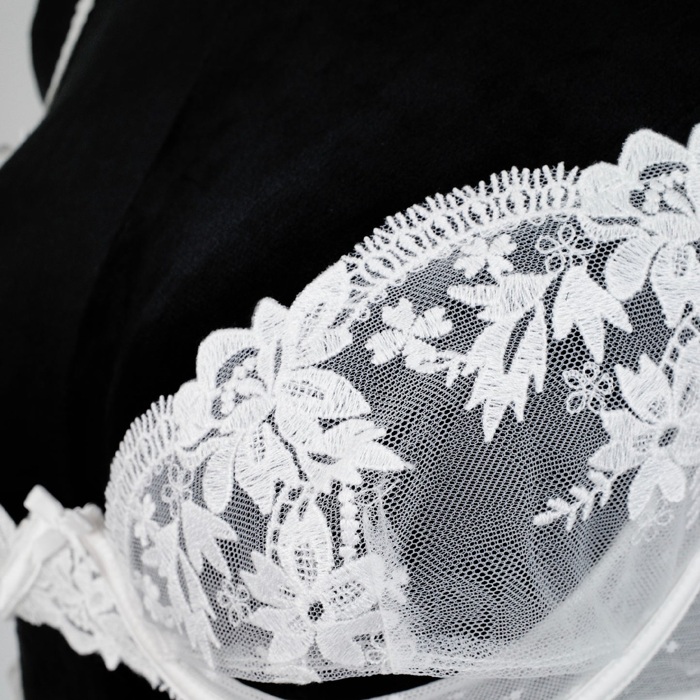 Soft Seduction White Lingerie Set