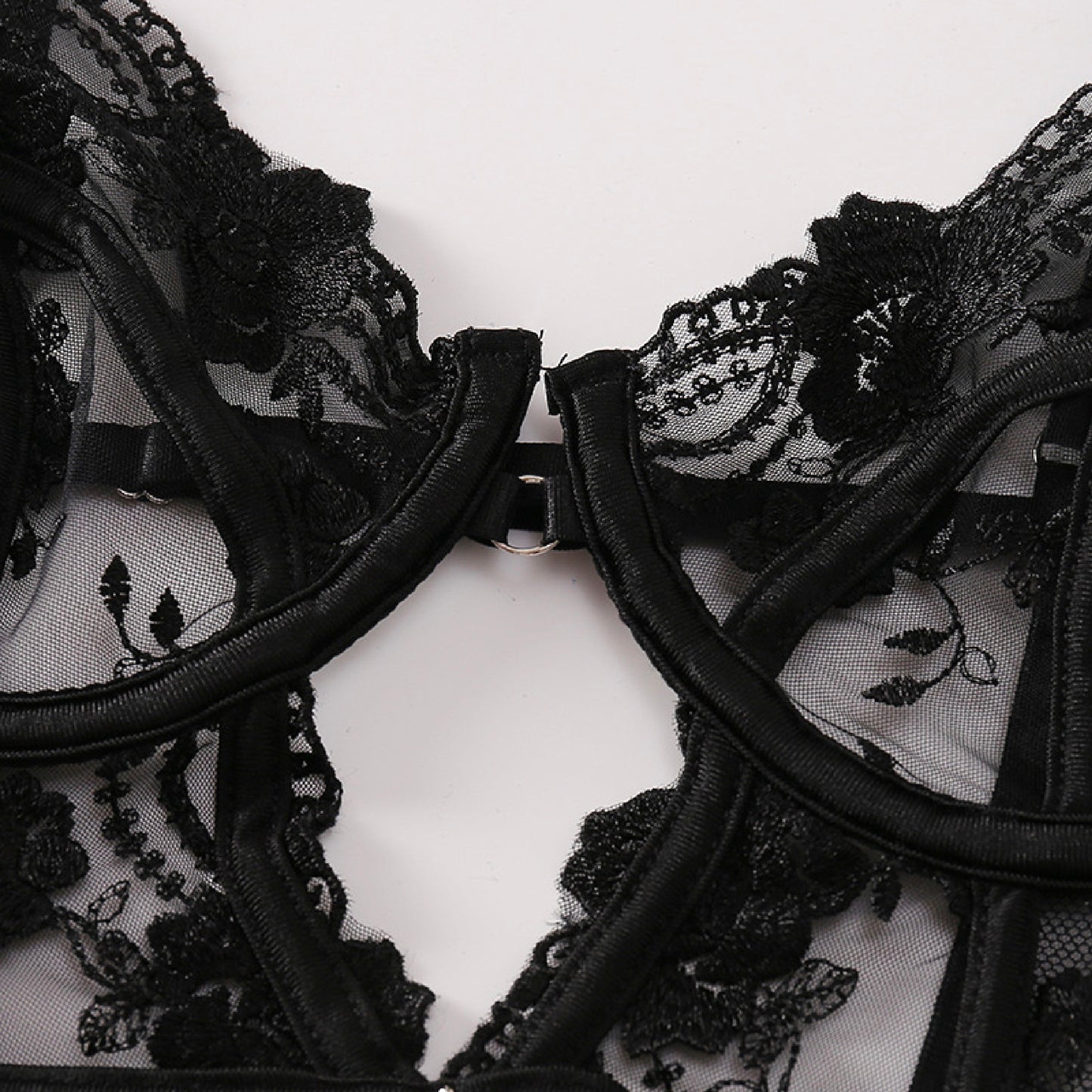 Sexy Lingerie - Sultry Nights Lace Harness Bodysuit