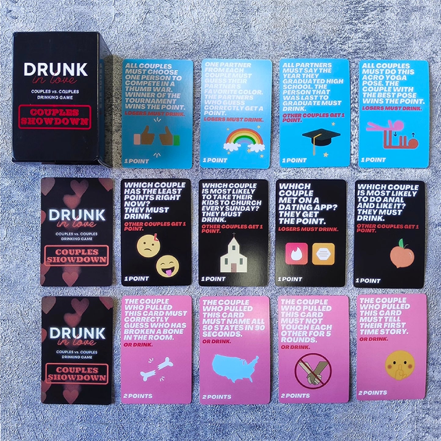 Sexy Game Card: Drunk in Love Couples Showdown