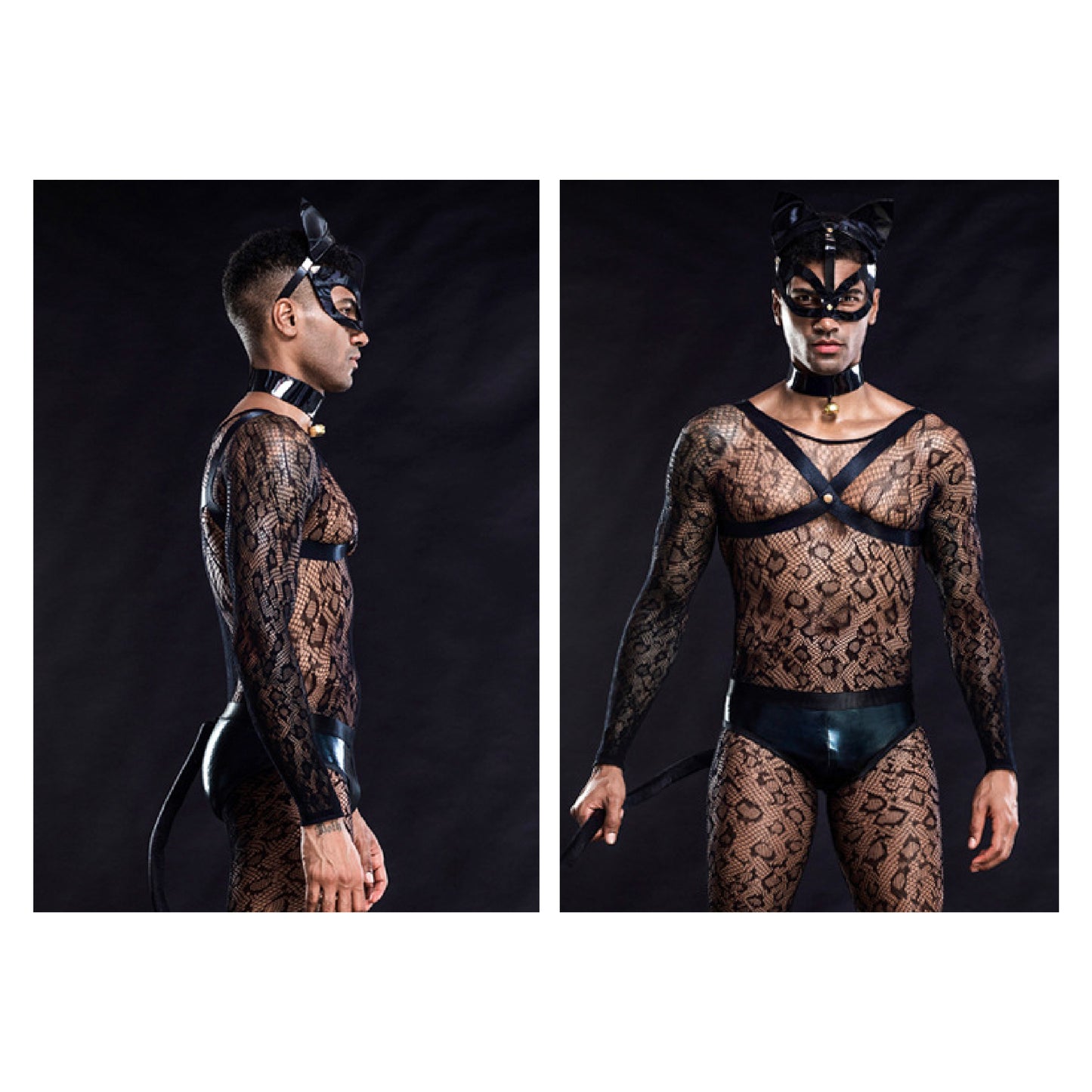 Catman Cosplay Costume Set
