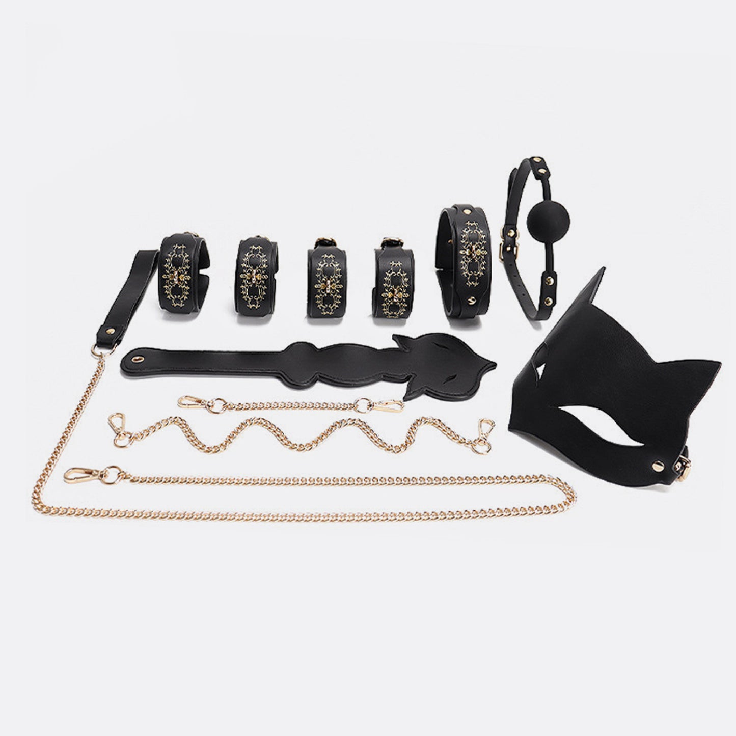 Golden Panther Bondage Set (7 pcs)