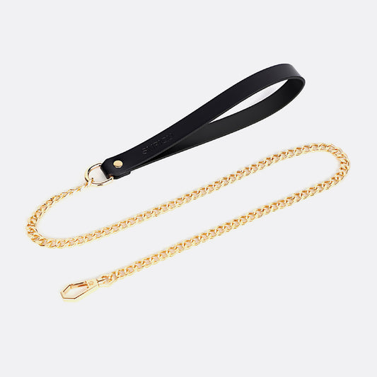 Elegant Chain Leash with Grip
