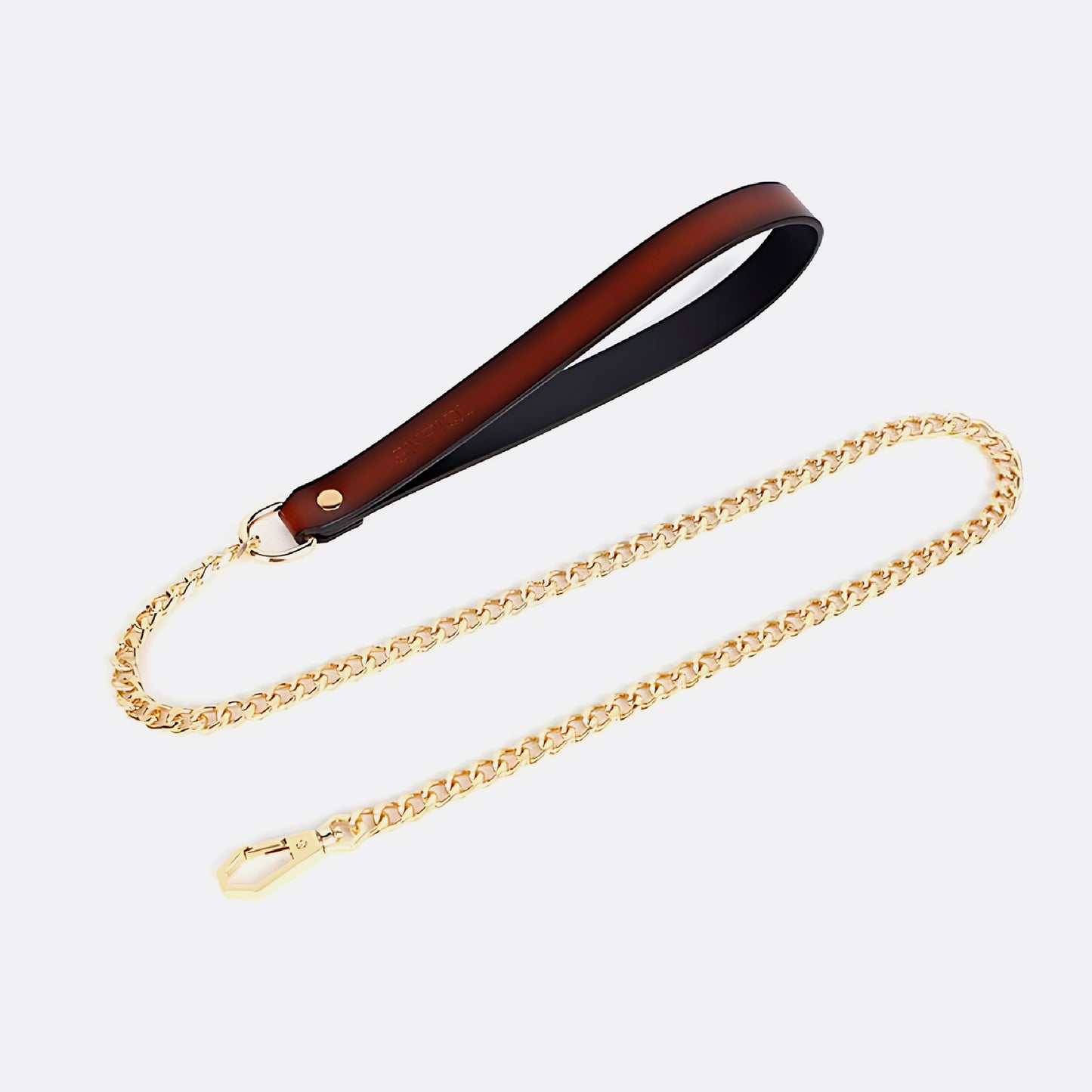 Elegant Chain Leash with Grip