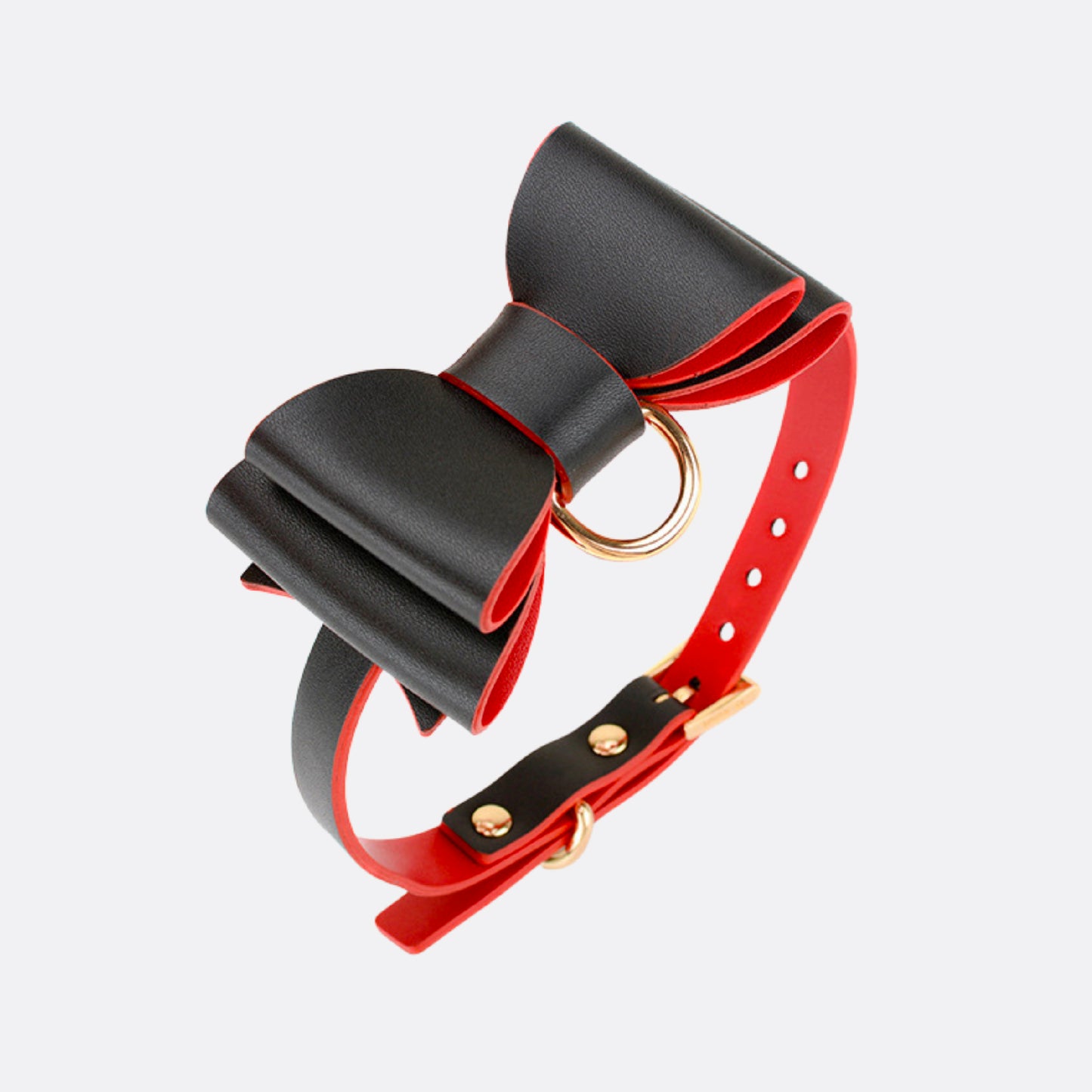 LoveRing leather Collar With Leash