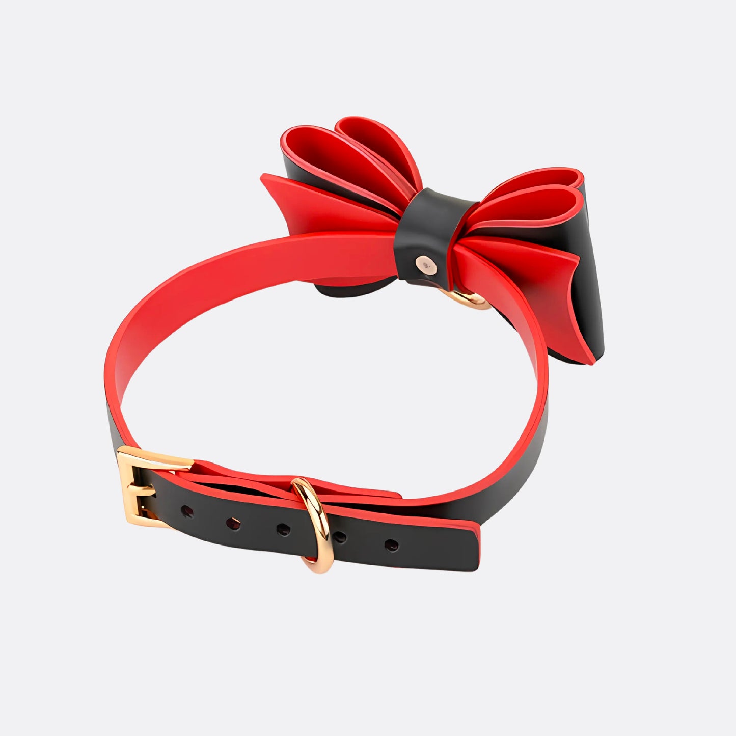 LoveRing leather Collar With Leash