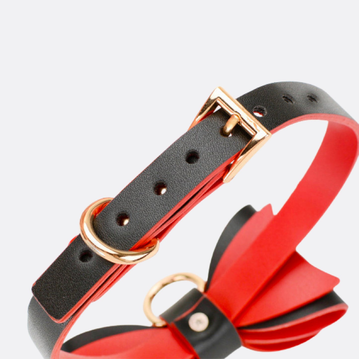 LoveRing leather Collar With Leash