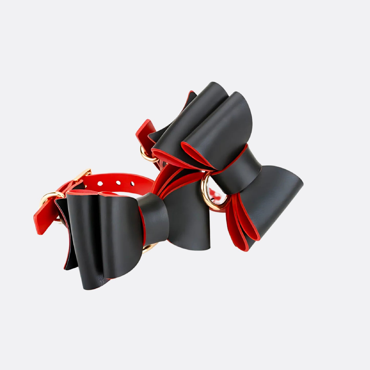 LoveRing leather Handcuffs