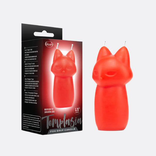 Blush - Temptasia - Fox Drip Candle - Red