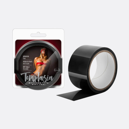 Blush Temptasia - Bondage Tape - 60 Feet - Black