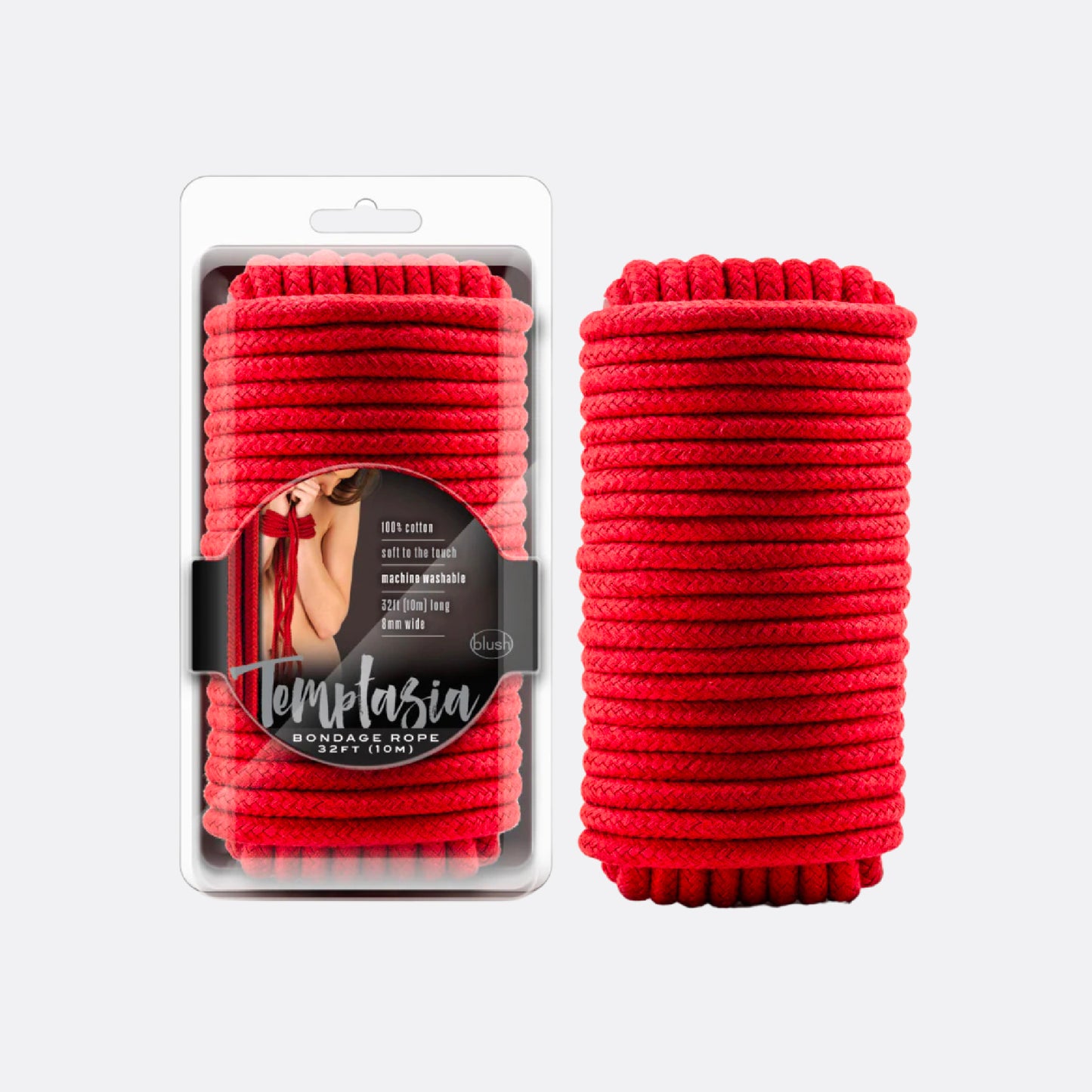 Blush - Temptasia - Bondage Rope - 32 Feet - Red