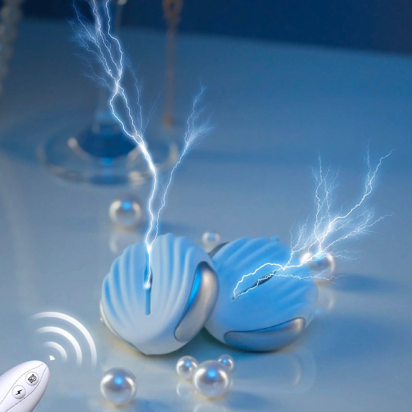 Electric Shock – Wave electric shock nipple clamp (BLUE)