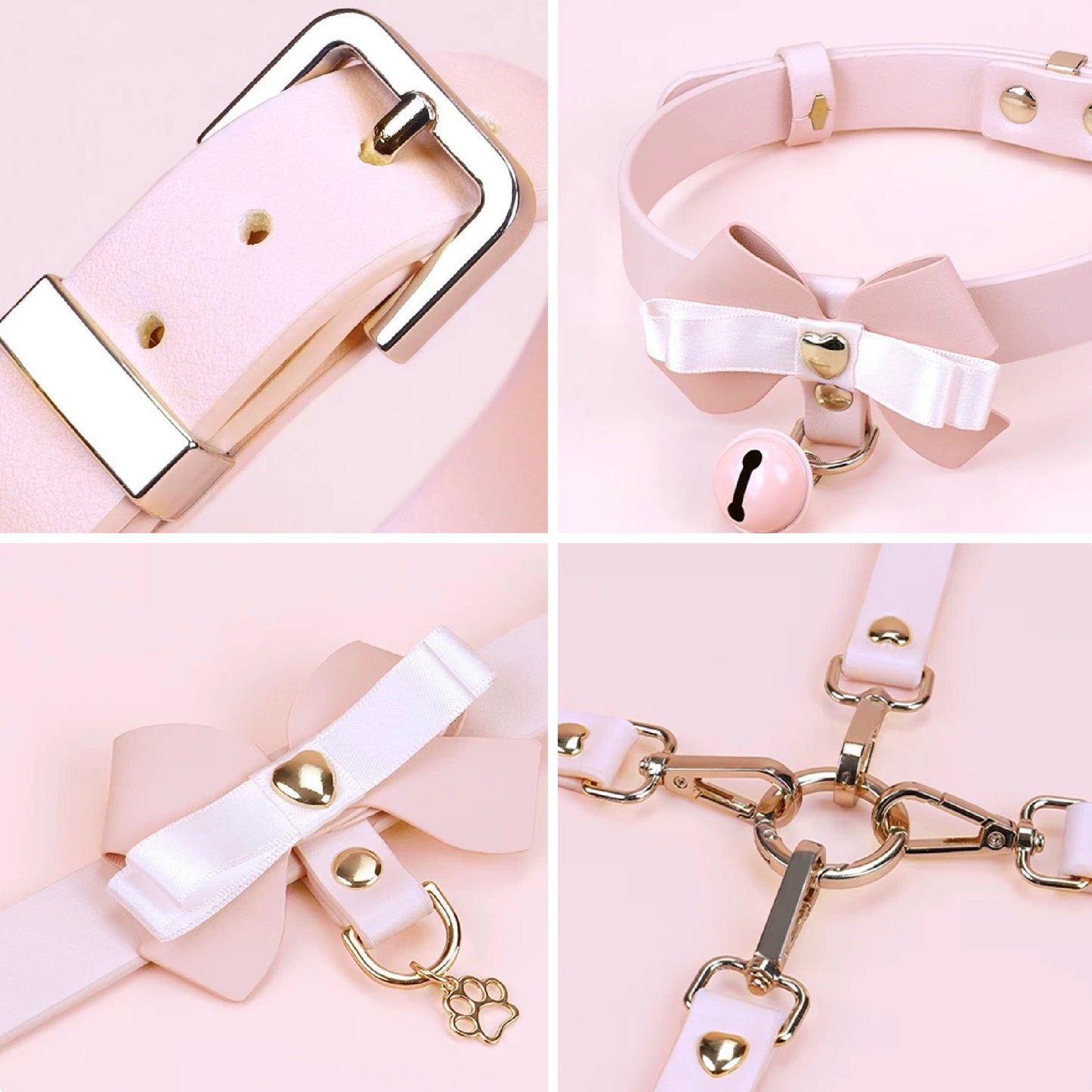 SHAKI Pink Ribbon BDSM Set