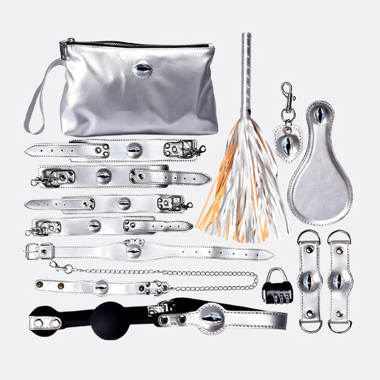 SHAKI Silver Eye BDSM Set
