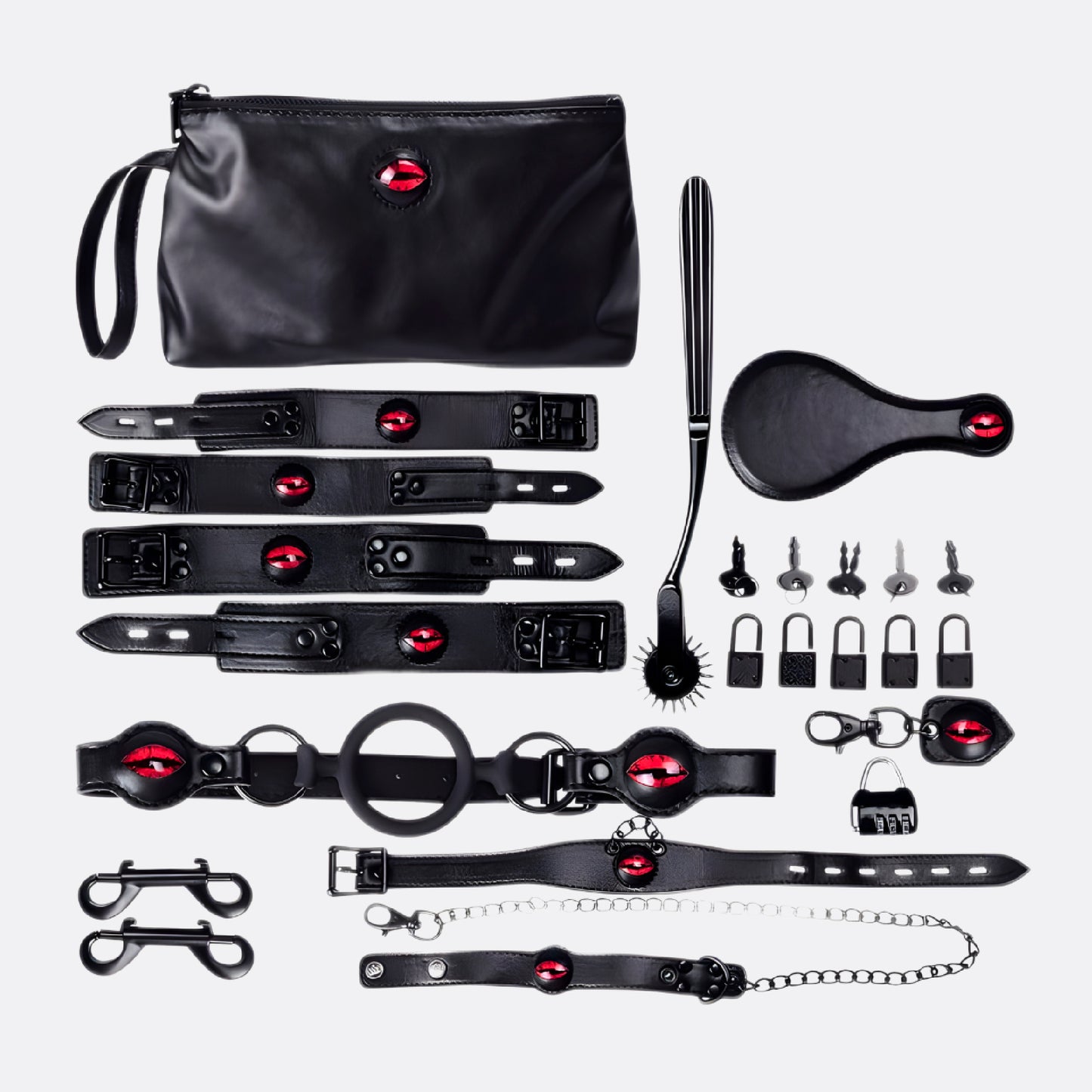 SHAKI Black Eye BDSM Set