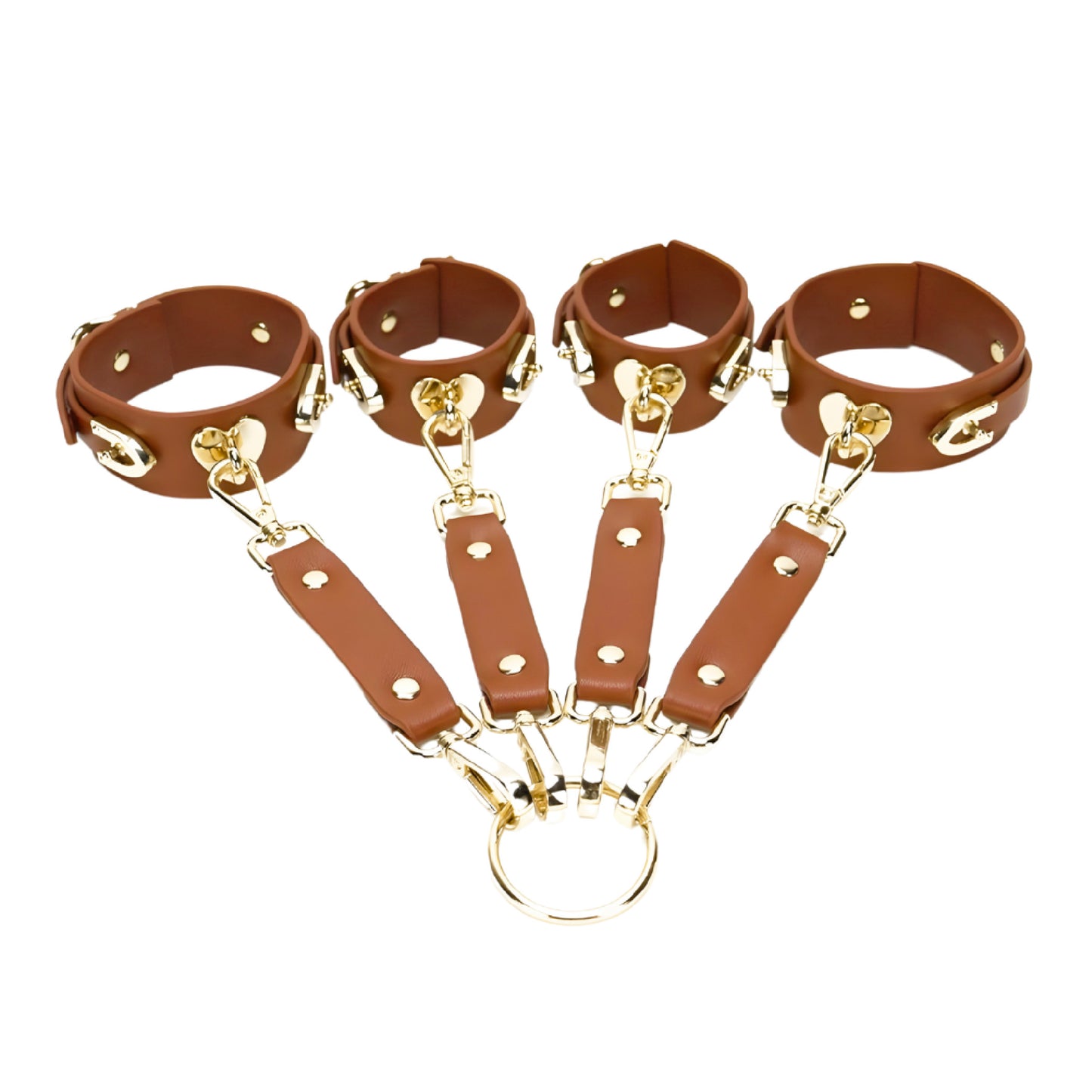 Golden Brown BDSM Set