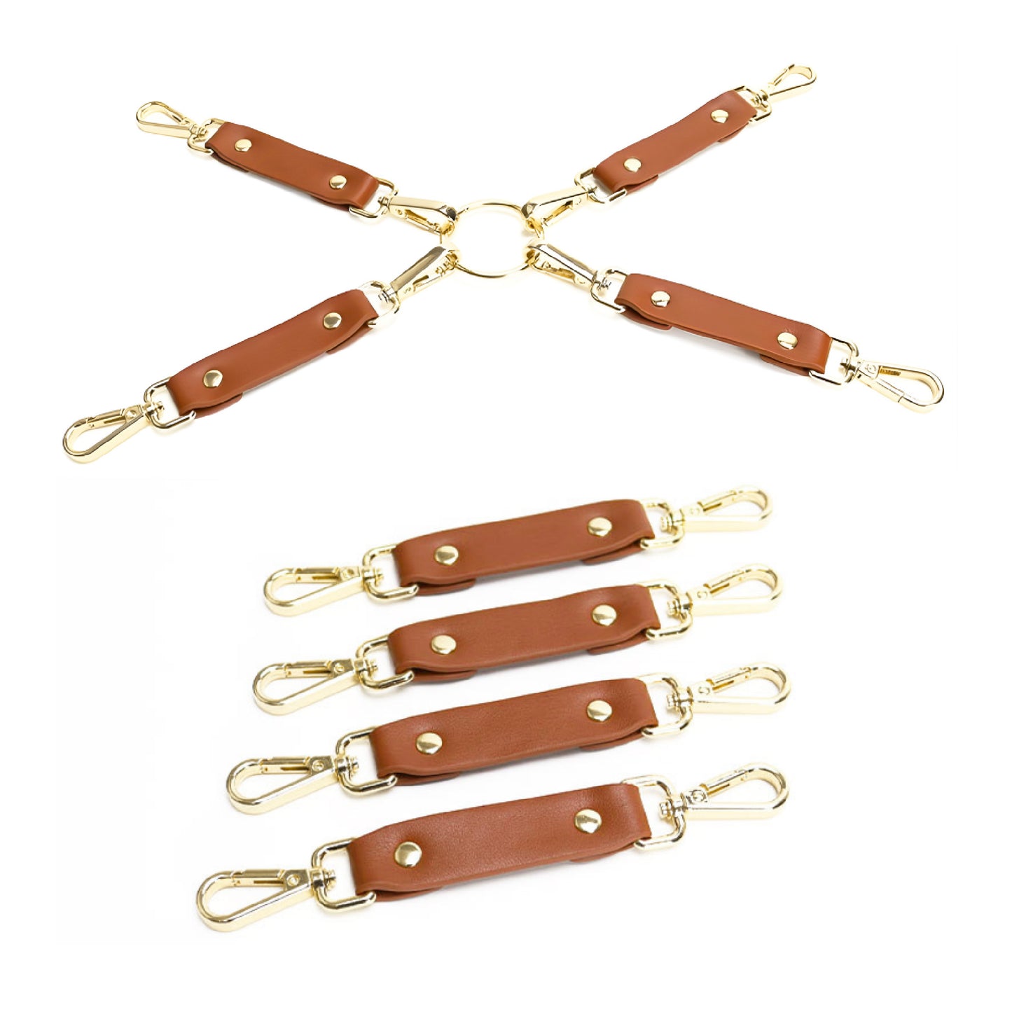 Golden Brown BDSM Set