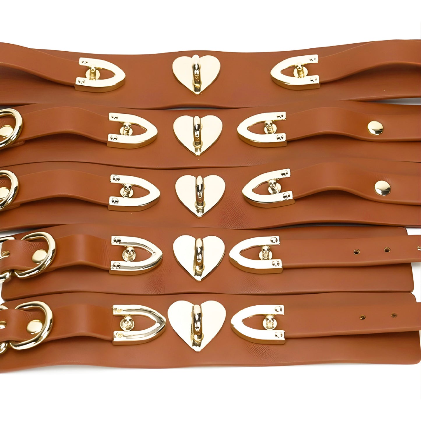 Golden Brown BDSM Set