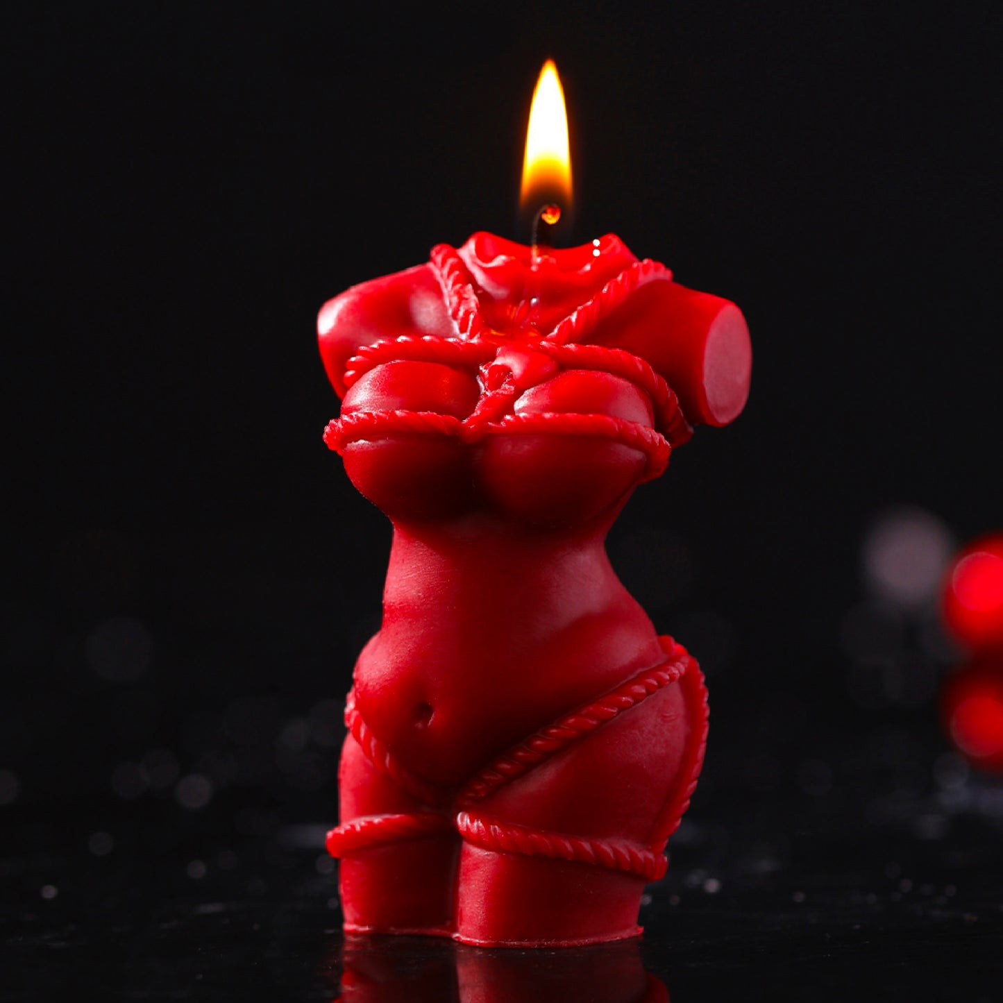 Crimson Body Candle - Red