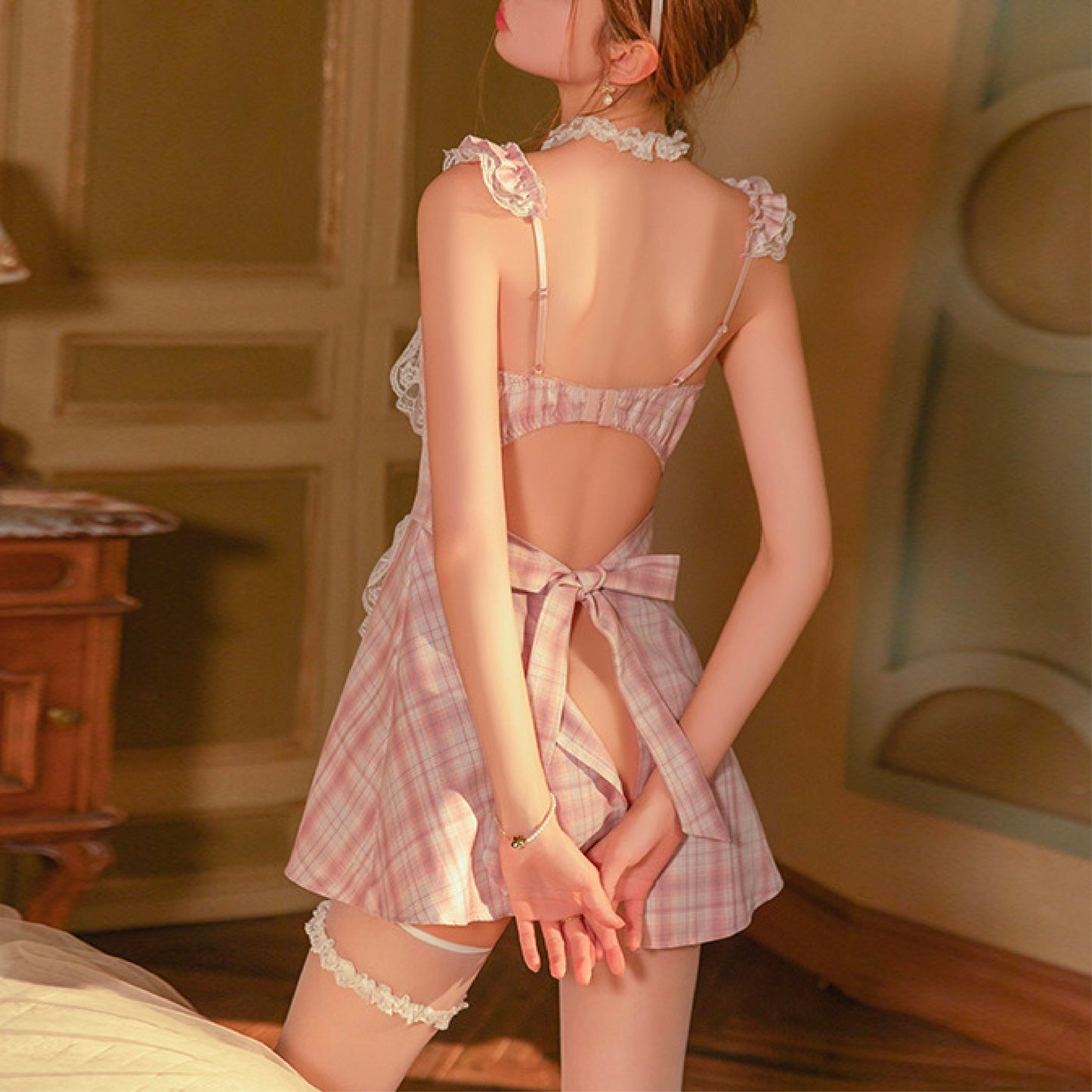 Rosy Maid Dress